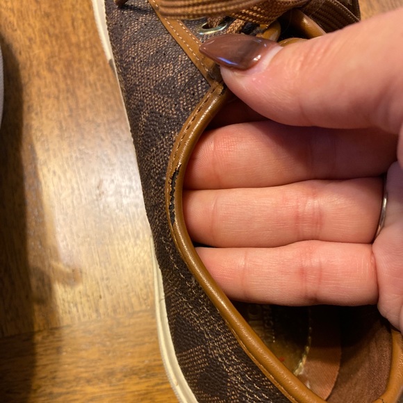 Michael kors shoes size 7 brown/gold - Picture 5 of 8
